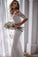 2 Pieces Ivory Lace Mermaid Off the Shoulder Wedding Dresses, Beach Wedding Gowns STC14986