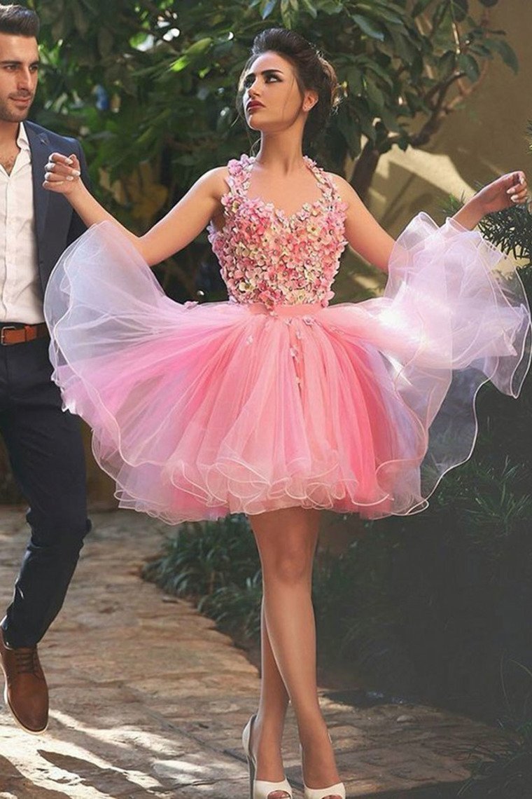 2024 Straps Homecoming Dresses A Line Tulle With