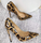 Leopard Printed High-heels Fashion Evening Party Shoes