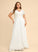 V-neck Chiffon Kenzie Dress Wedding Dresses Floor-Length Wedding A-Line
