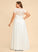 Dress With Wedding Scoop Floor-Length Sequins Lace Chiffon Wedding Dresses Finley