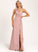 Floor-Length Embellishment Silhouette Fabric A-Line Ruffle Neckline Length One-Shoulder Bethany Bridesmaid Dresses
