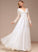V-neck Sequins Floor-Length Wedding Dresses Tulle Jennifer Dress Lace Beading Wedding A-Line With