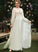 Floor-Length Lace V-neck Wedding Dresses Wedding Dress Emelia Sequins With Chiffon A-Line