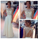 New Ivory Chiffon Long Cap Sleeves Charming Open Back Scoop A-line Beading Prom Dresses