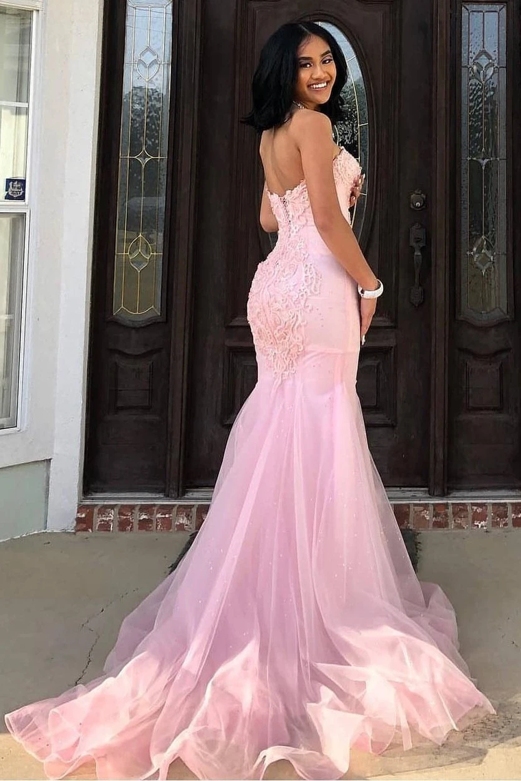 Sweetheart Mermaid/Trumpet Long Prom Dress With STCPK1378Z2