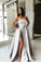 Elegant Strapless Long Silver Satin Simple Prom Dresses With