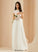 Matilda Wedding A-Line Chiffon Wedding Dresses Floor-Length Scoop Dress Lace