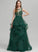 Prom Dresses Tulle Lace Ball-Gown/Princess Scoop Illusion Floor-Length Nyla