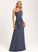 Floor-Length Silhouette Length Neckline Fabric A-Line Ruffle Embellishment One-Shoulder Chasity Bridesmaid Dresses