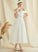 Wedding Dresses Dress Tea-Length Satin Janice A-Line Wedding