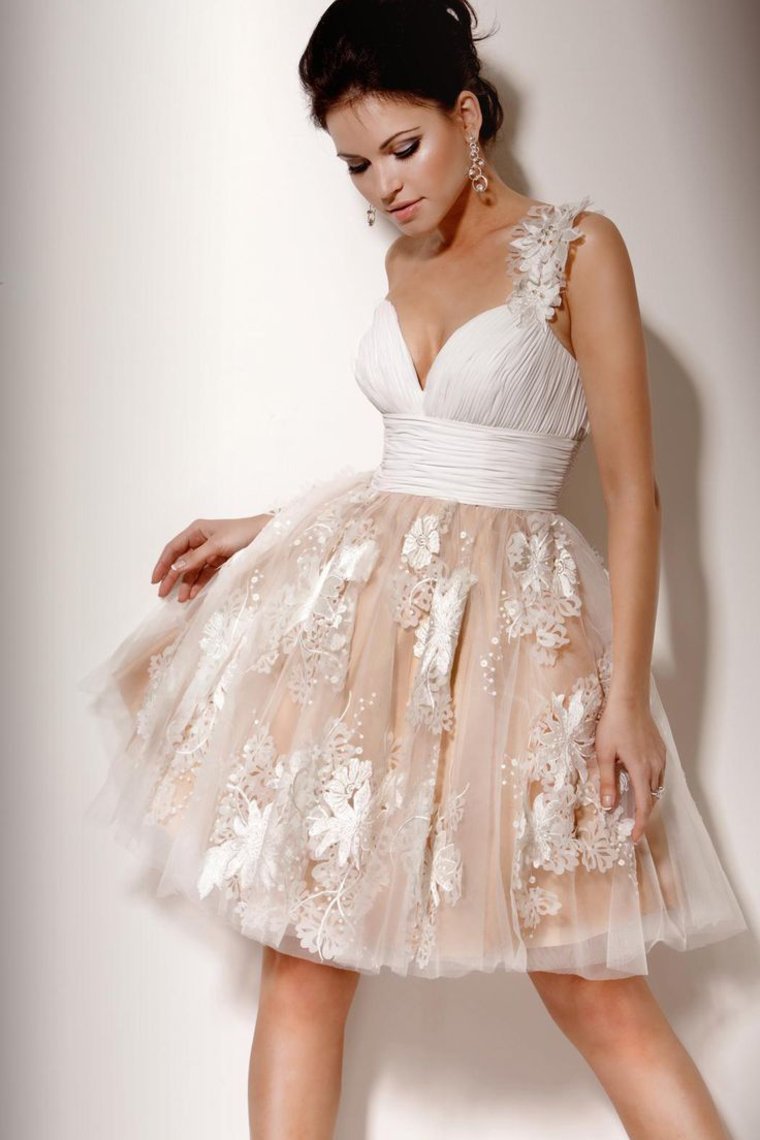 2024 One Shoulder Homecoming Dresses Tulle With Applique And Ruffles Knee