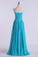 Prom Dresses A Line Floor Length Sweetheart Chiffon With Ruffles