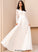 A-Line Lace London V-neck Dress Chiffon Floor-Length Wedding Wedding Dresses