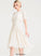 Wedding Scoop Amelia Pleated With Dress Asymmetrical A-Line Wedding Dresses Chiffon