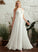 Floor-Length Dress Scoop Wedding Dresses A-Line Chiffon Lace Wedding Harley