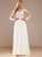 V-neck Sequins Dress Wedding A-Line Wedding Dresses Winifred Lace Floor-Length With Chiffon