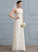Wedding Dress Viviana Floor-Length Chiffon Wedding Dresses A-Line Beading Scoop Sequins With Lace