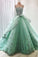Modest Ball Gown Lace Up Princess Prom Dresses Quinceanera