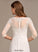 Wedding Dresses Victoria Asymmetrical Dress Lace A-Line Chiffon Wedding With Illusion