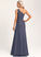 Floor-Length Silhouette Length Neckline Fabric A-Line Ruffle Embellishment One-Shoulder Chasity Bridesmaid Dresses