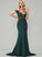 Prom Dresses Sequins Trumpet/Mermaid Sweep Juliette Train With Beading Crepe Stretch Off-the-Shoulder