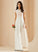 Floor-Length Lace Wedding Dresses Scoop Catalina Dress Chiffon A-Line Wedding