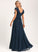 Ruffle A-Line Length V-neck Fabric Silhouette Asymmetrical Neckline Embellishment Brynn Bridesmaid Dresses