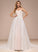 Minnie Sequins Wedding Dresses Off-the-Shoulder Train Sweetheart Ruffle Ball-Gown/Princess Lace With Dress Tulle Court Wedding