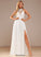 Floor-Length Violet Beading Neck A-Line Sequins Wedding Dress With Lace Chiffon Wedding Dresses High