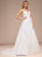 Sequins Wedding Court Train Tulle Ball-Gown/Princess Alyson V-neck Lace Wedding Dresses With Dress