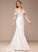 Cold Train With Court Katie Dress Chiffon Wedding Dresses Shoulder Lace Trumpet/Mermaid Wedding Sequins