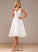 Wedding Dress Tulle Lace V-neck Taliyah Wedding Dresses Knee-Length A-Line
