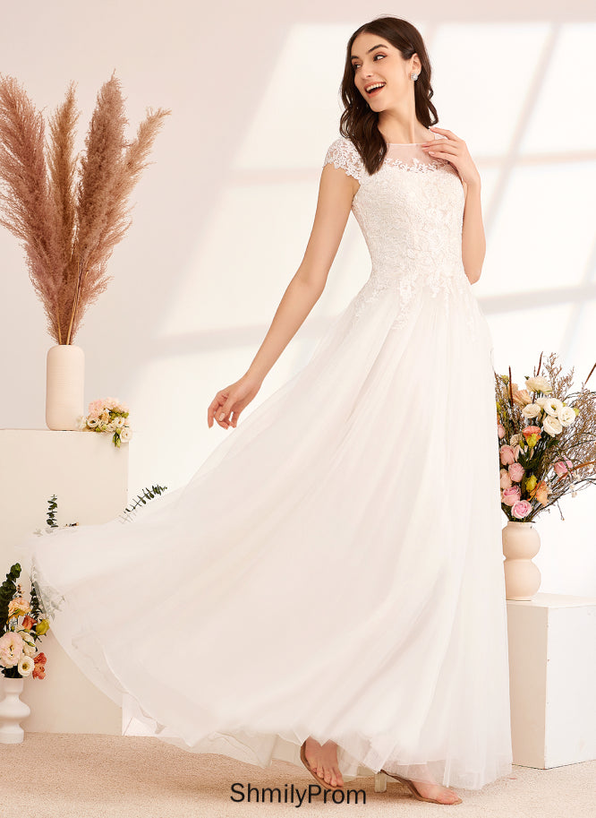 Dress Wedding Dresses Nan Floor-Length Illusion Tulle Wedding Lace Ball-Gown/Princess