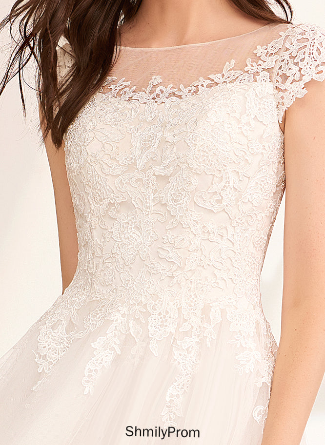 Dress Wedding Dresses Nan Floor-Length Illusion Tulle Wedding Lace Ball-Gown/Princess