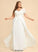 Floor-Length Dress A-Line Wedding Dresses Wedding Chiffon V-neck Itzel