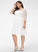 Knee-Length Wedding Wedding Dresses Irene Dress A-Line Sequins Chiffon Scoop With Lace