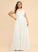 Dress With Wedding Scoop Floor-Length Sequins Lace Chiffon Wedding Dresses Finley