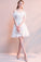 Gorgeous Sleeveless Zipper Back Short Princess Homecoming Dresses