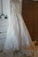 Sheer Castle Ivory Ball Illusion Back Appliques Lace Chapel Train Wedding Dress