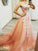 Sweetheart Strapless Open Back Tulle Prom Dresses with Appliques