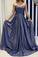 Sweetheart A-line Shiny Prom Dresses For Teens Simple Party Dresses