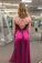 Simple Style V-neck Spaghetti Straps Backless Long Prom Dresses