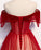 Burgundy Off The Shoulder Tulle Long Lace Up Formal Prom Dresses Party Dresses