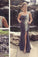 Mermaid New Style Grey Prom Dresses Sexy Beading Evening Gown Elegant Party Gowns