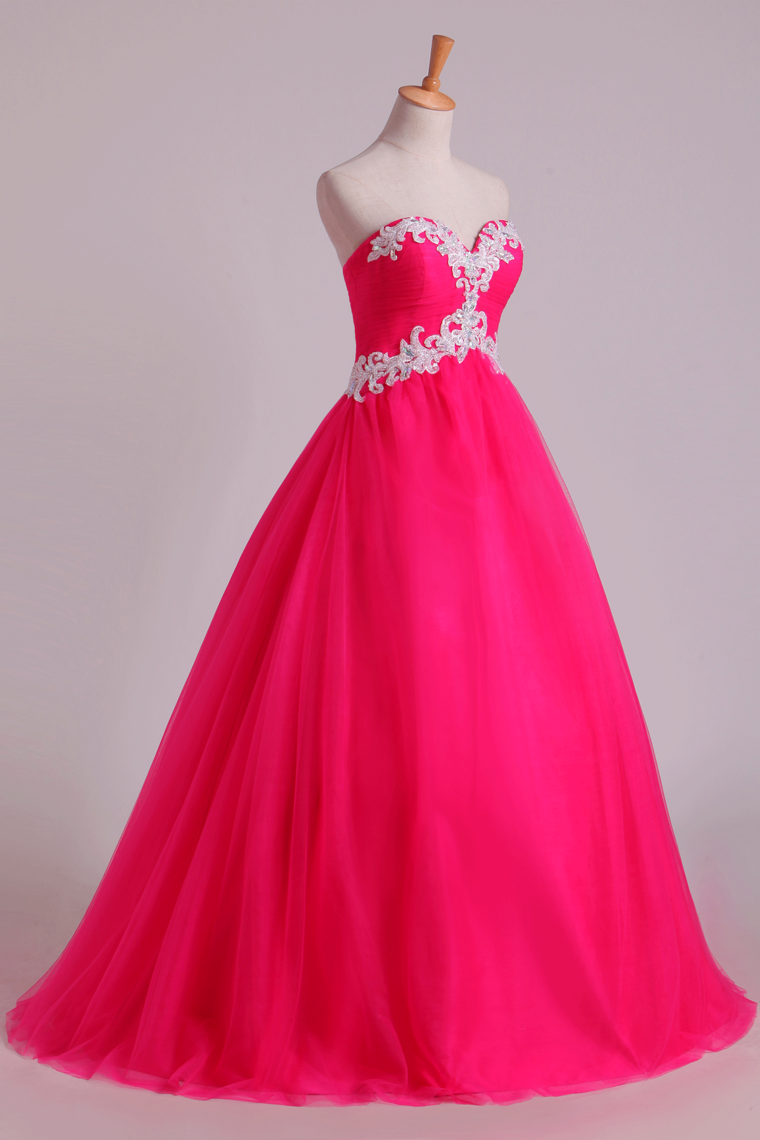 2024 Sweetheart Ball Gown Floor Length Quinceanera Dresses With