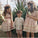 A Line Half Sleeves Pink Round Neck Flower Girl Dresses with Appliques, Baby Dresses STC15546