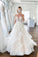 Fairy A Line Off the Shoulder Tulle Wedding Dresses with Lace