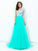A-line/Princess Scoop Lace Sleeveless Long Net Dresses TPP0002683