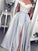 A-Line/Princess Satin Lace Sleeveless Off-the-Shoulder Floor-Length Dresses TPP0002743